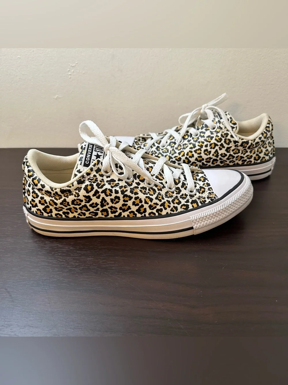 Converse All Star Street Low Top Leopard Print Lace-Up Sneakers US 8 EU 39 - Picture 14 of 16